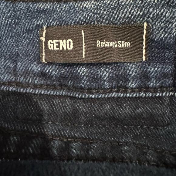 True Religion Geno Jeans Mens 34x32 Y2K Distressed Relaxed Slim Fit Flap Pockets - Picture 10 of 10